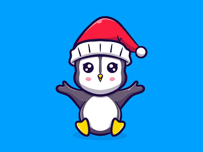 Cute penguin illustration