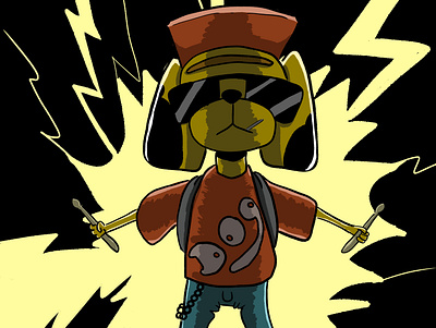 Rock Dog illustration персонаж