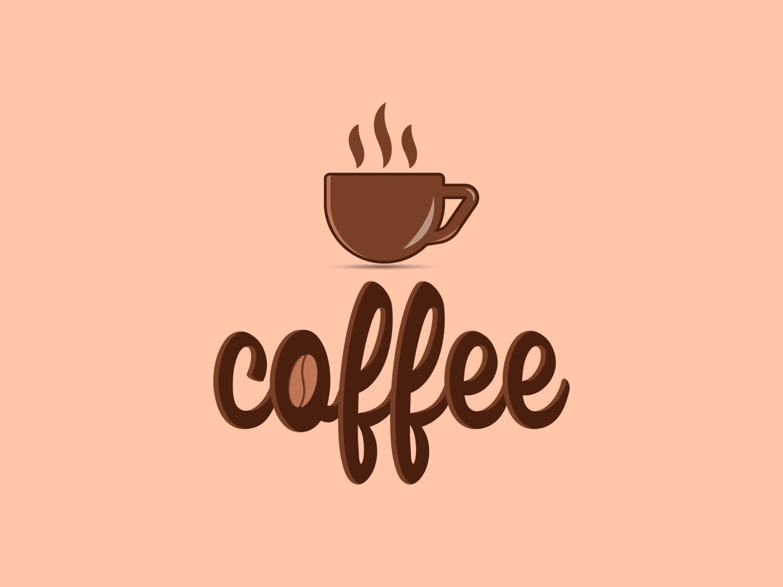 COFFEE Minimal Illustration by Isra Jahan on Dribbble