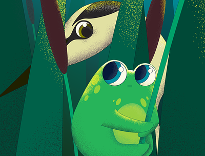 Oy book design frog illustration illustrationforbook illustrator lak
