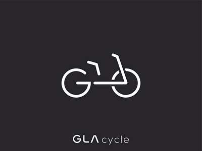 GLA cycel clasic logo app icon crative logo flat logo illustrator letter mark logo design minimal modern logo typography unique logo