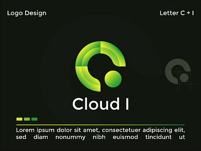 Letter C + I for app icon