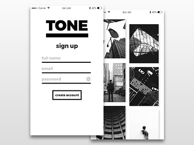 Daily UI #001 - Sign Up adobe xd app daily mobile photography sign up