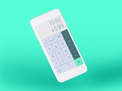 Daily UI #004 | Calculator 004 calculator dailyui interface ui