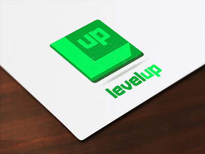 Level Up Logo Concept logo
