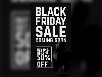 Black Friday Promotional Ad ad banner black friday facebook instagram promotion social media