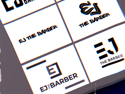 EJ the Barber Logo Concepts