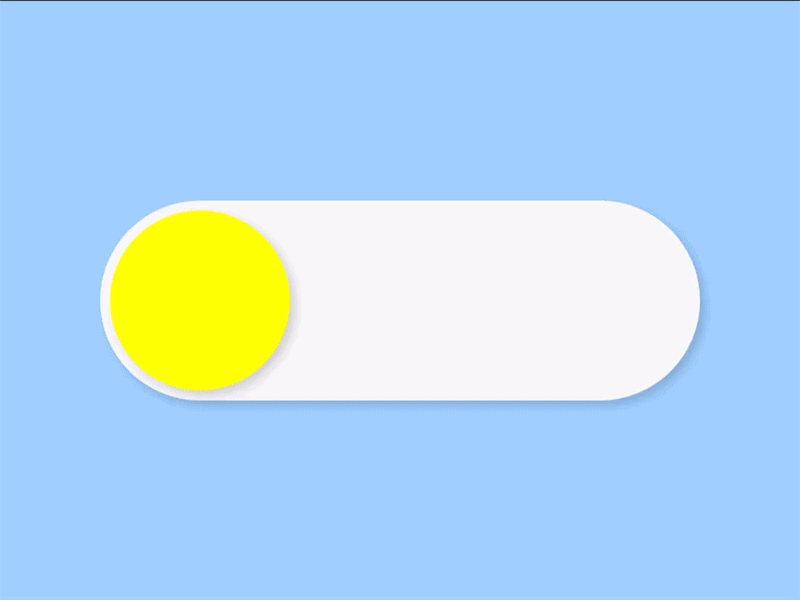 Sun Moon Toggle Switch adobe xd animation switch ui