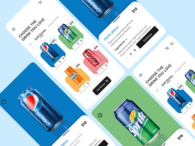 Cool Drinks Order App app app design design e commerce logo mobile app ui ui design uiux ux web