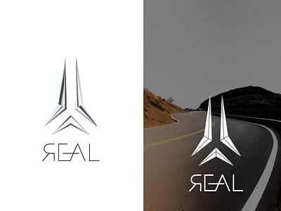 REAL -- driverless car logo