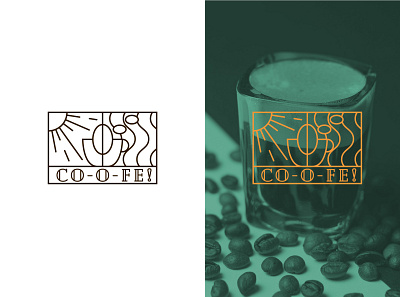 CO—O—FE ! coffee shop logo dailylogochallenge day6