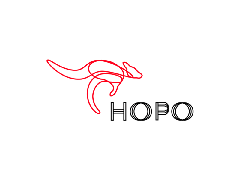 HOPO – kangaroo logo dailylogo dailylogochallenge day19