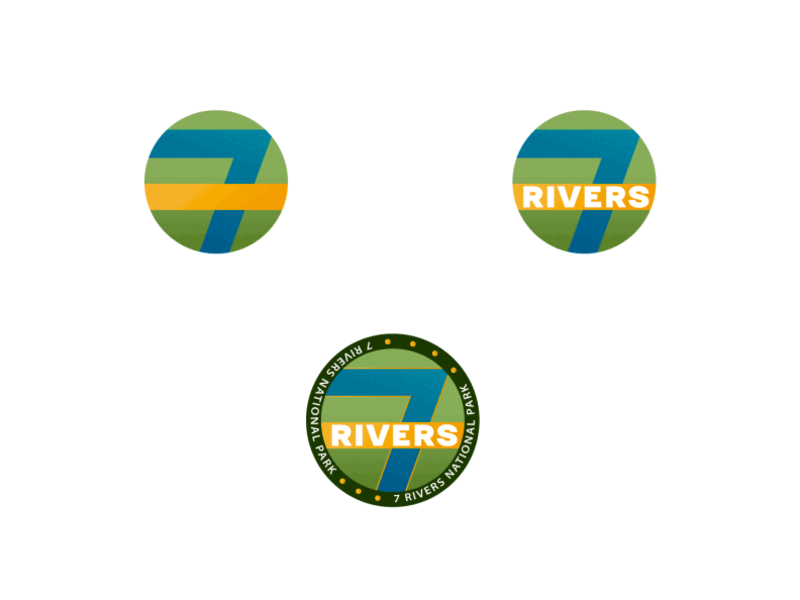 7 Rivers National Park logo dailylogo dailylogochallenge day20