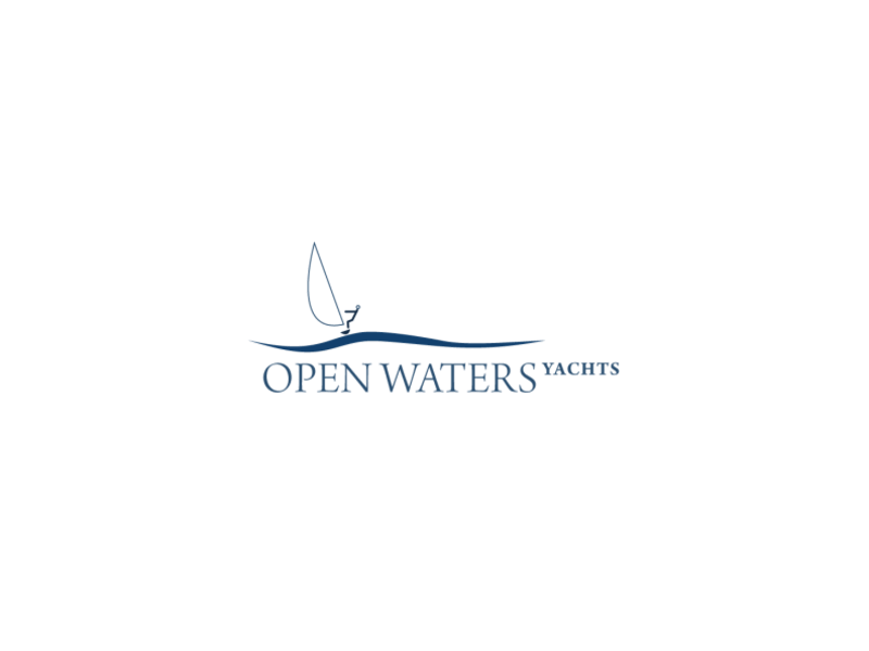 Open Waters Yachts logo - daily logo challenge #23 dailylogo dailylogochallenge day23