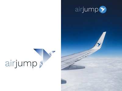 AirJump Paper Airplane logo