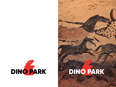 Dino Park Dinosaur Amusement Park logo dailylogo dailylogochallenge day35
