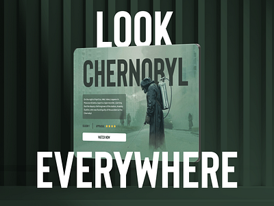 Streaming service app chernobyl dark design green hbo ipad service app streaming streaming service