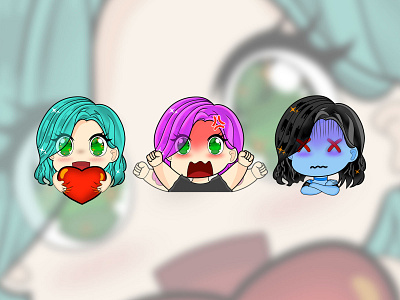 Custom Chibi/Twitch Emotes