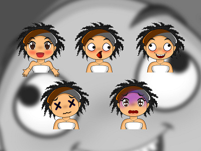 Curly hair chibi chibi chibi twitch emotes curly hair customemotes cute art graphicdesign illustraion illustration illustrations streamer streamers twitch logo twitch.tv twitchemote twitchemotes twitchtv vector