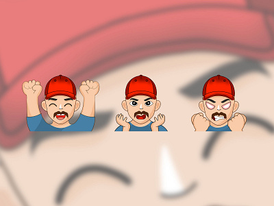 moustache man custom emotes