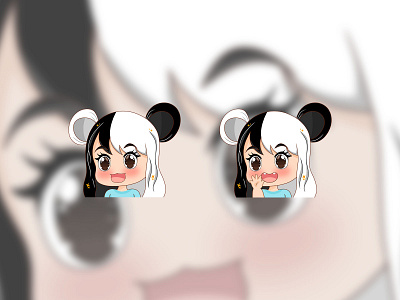 Bear ear chibi emote