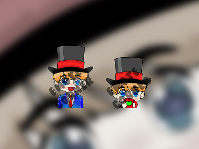 british chibi emote