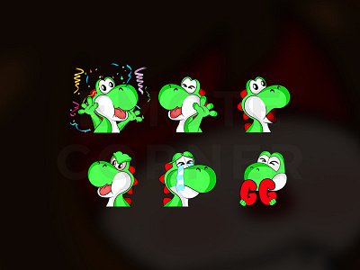 Yoshi emotes