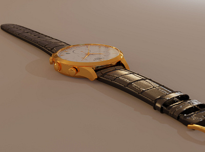 Tissot Tradition Chronograph 3d blender tissot watch