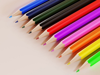 Colored pencil (Blender 2.91)