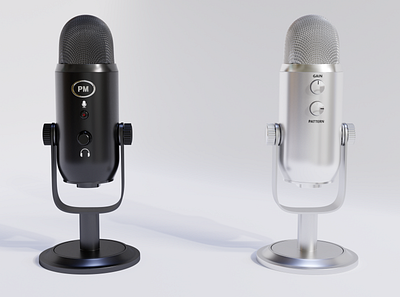 3D Microphone blender microphone