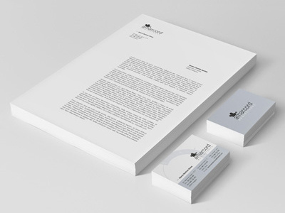 Papelería comercial de Amarcord audiovisual carta estudio mique identidad corporativa tarjetas de visita zaragoza
