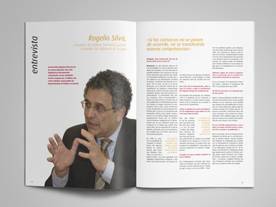 Diseno Editorial de Revista "Aragon Municipal" book book design design editorial editorial design estudio mique graphic design interview