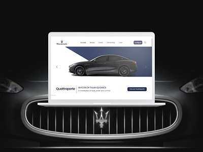 Maserati Landing Page