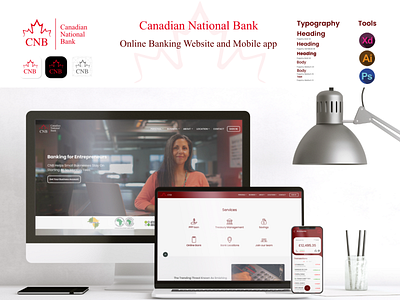 Canadian National Bank Website and Mobile