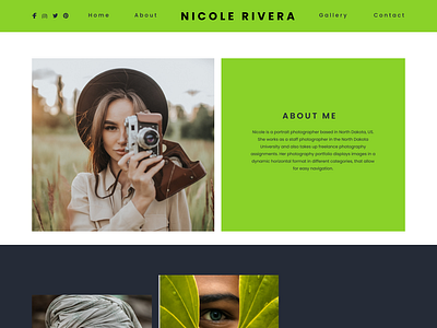 Photography Portfolio Website