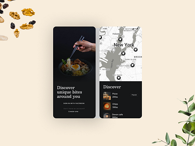 Food Delivery App appdesign design figma minimal mobileapp ui uidesign uiux ux