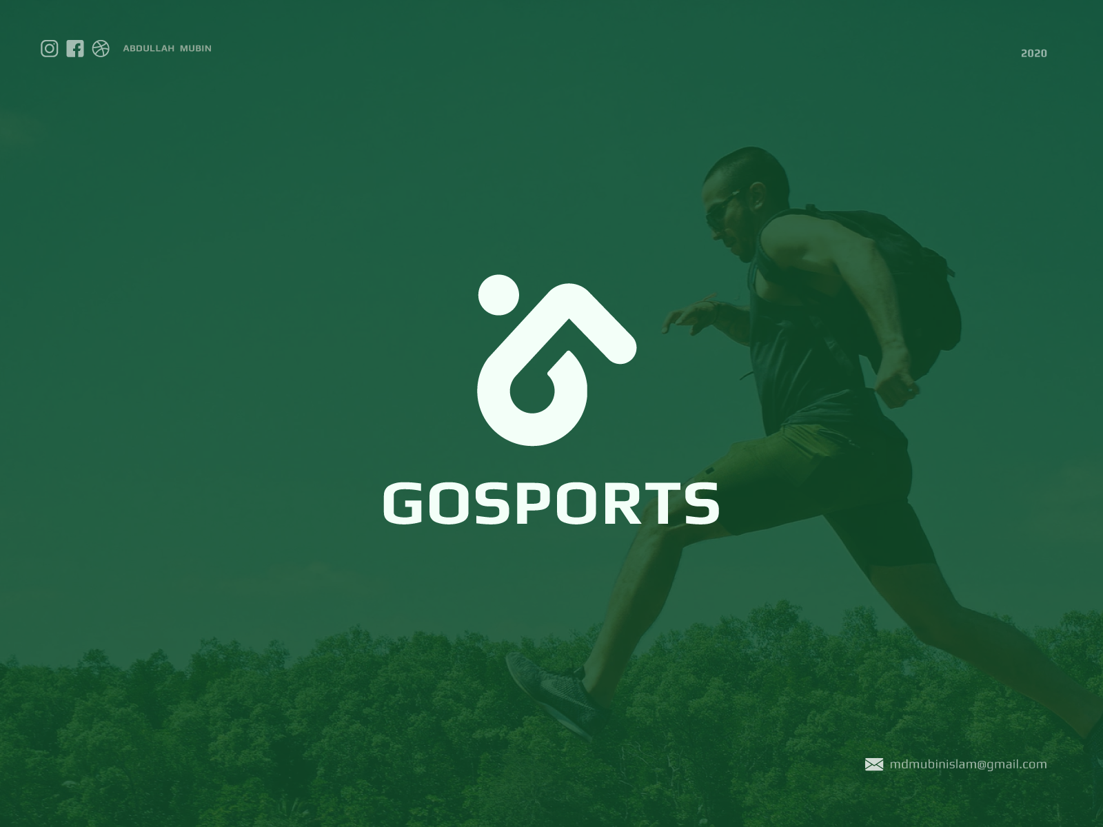 Gosports Logo Redesign by Abdullah Mubin Branding Logo Designer on