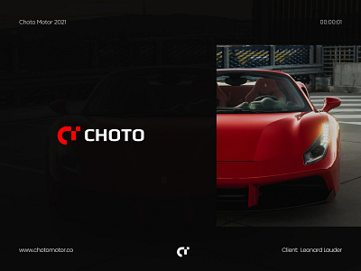 Choto Motor Logo branding car choto choto motor logo logo logo design logo designer motor logo