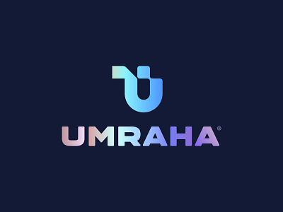 UMRAHA LOGO DESIGN branding illustrator logo logo design logo designer u logo umraha logo