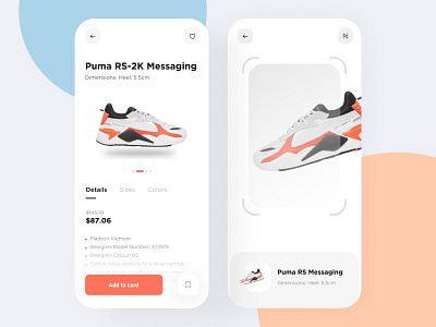 Shoes App add to cart air max app application clean ecommerce fashion app inspiration mobile app nike app nike shoes online shop product shoes app shop sneakers store app ui ui design ux