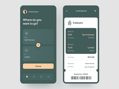 Ticket Reservation App Concept app app ui city day fly guide ios location map mobile places plans product design rent reservation ticket ticket app travel trip