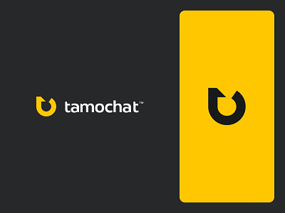 Tamochat Logo arrows brand branding cargo chat chatting chatting apps design icon identity industrial letter letter logo logo design logo designer mockup packaging poster unfold vintage