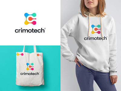 Crimotech Logo branding design icon identity letter logo logo design logo designer logo mark logos logotype mark mockup monogram packaging print shoping bag symbol type typography