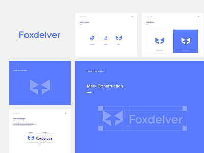 Foxdelver Logo Design brand style branding design icon identity letter logo logo design logo designer logo guidelines logo mark logos logotype mark monogram print style guide symbol type typography