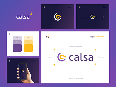 Calsa Logo Guidelines agency brand book brand guide brand guidelines brand identity brand identity design branding design guidebook guideline identity logo logo design logo mark logo type logos monogram symbol thefalcon visual identity