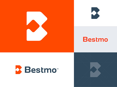 Bestmo Logo brand branding brandmark clean color design identity letter logo logo branding logo design logo designer logo mark logodesign logos logotype mark monogram symbol thefalcon