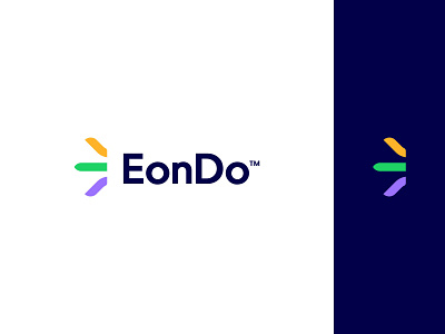 EonDo Logo brand brand identity branding brandmark clean color design identity letter logo logo design logo designer logo mark logodesign logos logotype mark monogram symbol thefalcon