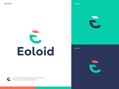 Eoloid Logo brand branding brandmark clean color design identity letter logo logo branding logo design logo designer logo mark logodesign logos logotype mark monogram symbol thefalcon