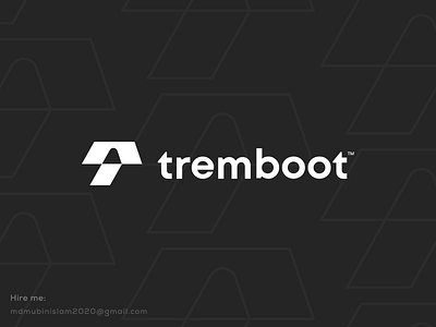 Tremboot™ Brand Identity black $ white brand branding brandmark clean design identity letter logo logo branding logo design logo designer logo mark logodesign logos logotype mark monogram symbol thefalcon