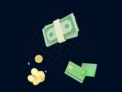 3D Finance & Payment Illustration